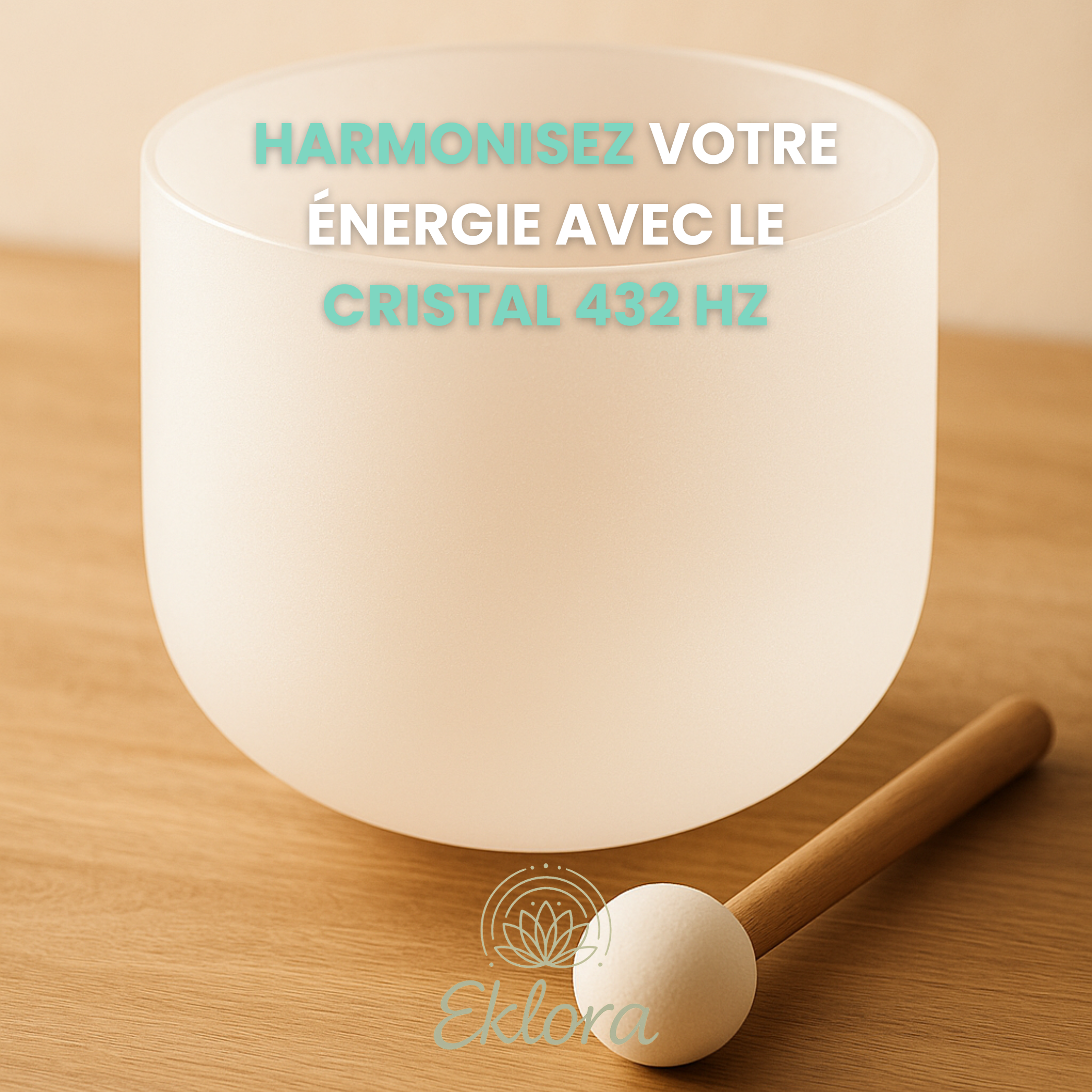 Bols Cristal "Aureïs" 432Hz